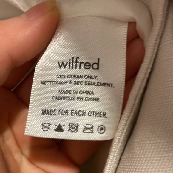 Aritzia Wilfred Parker Linen Blazer in Cream - Picture 6 of 7